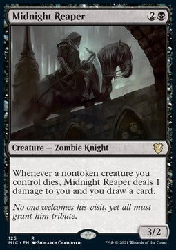 Midnight Reaper - Commander: Innistrad: Midnight Hunt (Rare) [MIC-125]