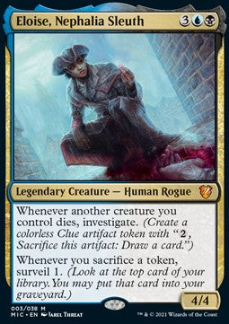 Eloise, Nephalia Sleuth (V.1) - Commander: Innistrad: Midnight Hunt (Mythic) [MIC-3]