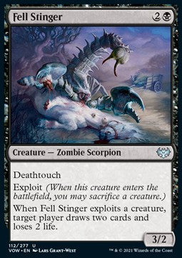 Fell Stinger - Innistrad: Crimson Vow (Uncommon) [VOW-112]