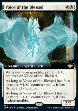 Voice of the Blessed - Innistrad: Crimson Vow: Extras (Rare) [XVOW-354]