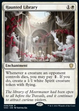 Haunted Library (V.1) - Commander: Innistrad: Crimson Vow (Rare) [VOC-6]