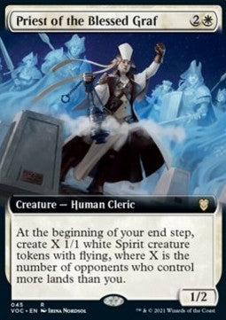 Priest of the Blessed Graf (V.2) - Commander: Innistrad: Crimson Vow (Rare) [VOC-45]