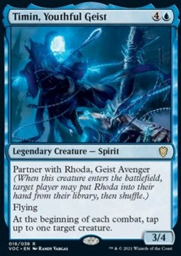 Timin, Youthful Geist (V.1) - Commander: Innistrad: Crimson Vow (Rare) [VOC-16]