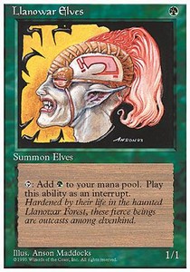 Llanowar Elves - Fourth Edition (Common)