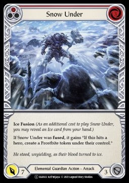 Snow Under (Red) (Normal) - Tales of Aria - Unlimited (Common) [ELE-U-ELE022]