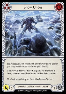 Snow Under (Blue) (Normal) - Tales of Aria - Unlimited (Common) [ELE-U-ELE024]