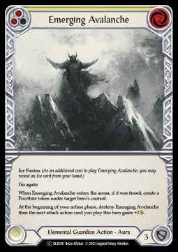 Emerging Avalanche (Yellow) (Normal) - Tales of Aria - Unlimited (Common) [ELE-U-ELE026]