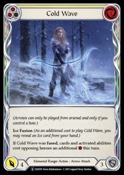 Cold Wave (Yellow) (Normal) - Tales of Aria - Unlimited (Rare) [ELE-U-ELE039]