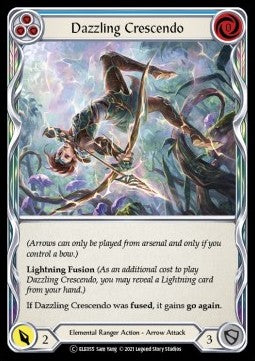 Dazzling Crescendo (Blue) (Normal) - Tales of Aria - Unlimited (Common) [ELE-U-ELE055]