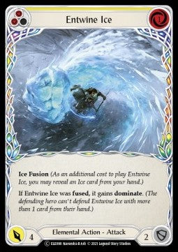 Entwine Ice (Yellow) (Normal) - Tales of Aria - Unlimited (Common) [ELE-U-ELE098]