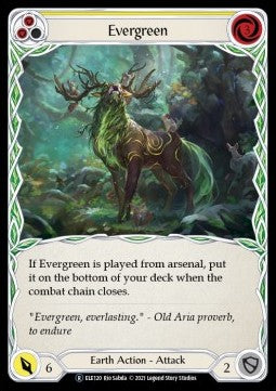 Evergreen (Yellow) (Normal) - Tales of Aria - Unlimited (Rare) [ELE-U-ELE120]