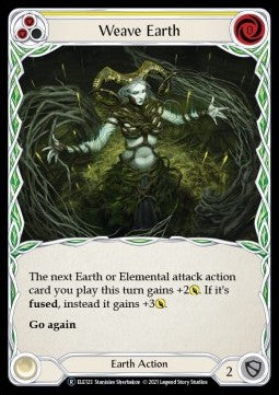 Weave Earth (Yellow) (Normal) - Tales of Aria - Unlimited (Rare) [ELE-U-ELE123]