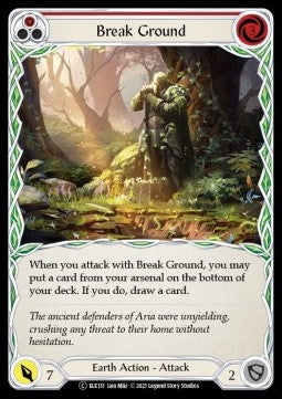 Break Ground (Red) (Normal) - Tales of Aria - Unlimited (Common) [ELE-U-ELE131]