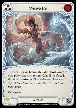 Weave Ice (Yellow) (Normal) - Tales of Aria - Unlimited (Rare) [ELE-U-ELE155]