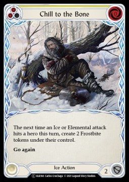 Chill to the Bone (Yellow) (Normal) - Tales of Aria - Unlimited (Common) [ELE-U-ELE164]