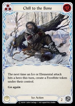 Chill to the Bone (Blue) (Normal) - Tales of Aria - Unlimited (Common) [ELE-U-ELE165]