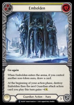 Embolden (Yellow) (Normal) - Tales of Aria - Unlimited (Rare) [ELE-U-ELE207]