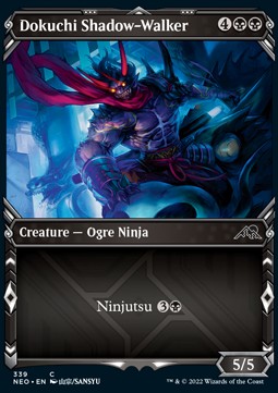Dokuchi Shadow-Walker - Kamigawa: Neon Dynasty: Extras (Common) [XNEO-339]
