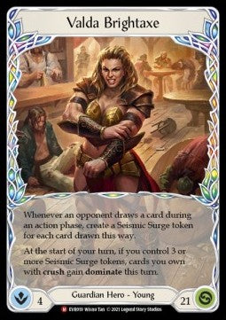 Valda Brightaxe (Regular) - Everfest - First (Majestic) [EVR-F-019]