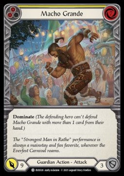 Macho Grande (Yellow) (Rainbow Foil) - Everfest - First (Common) [EVR-F-028]