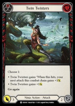 Twin Twisters (Red) (Rainbow Foil) - Everfest - First (Common) [EVR-F-047]