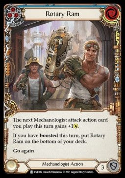 Rotary Ram (Blue) (Rainbow Foil) - Everfest - First (Common) [EVR-F-084]