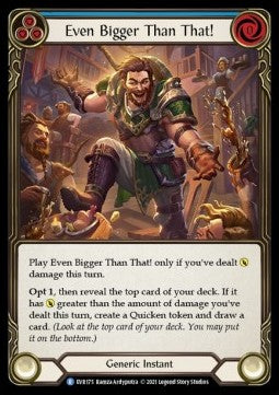 Even Bigger Than That! (Blue) (Rainbow Foil) - Everfest - First (Rare) [EVR-F-175]