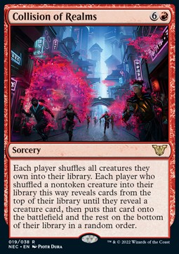 Collision of Realms (V.1) - Commander: Kamigawa: Neon Dynasty (Rare) [NEC-19]