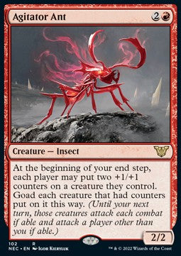 Agitator Ant - Commander: Kamigawa: Neon Dynasty (Rare) [NEC-102]