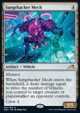 Surgehacker Mech (V.2) - Kamigawa: Neon Dynasty: Promos (Rare) [PNEO-260]