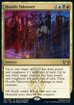 Hostile Takeover - Streets of New Capenna (Rare) [SNC-191]