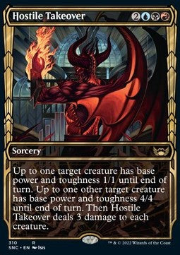Hostile Takeover (V.1) - Streets of New Capenna: Extras (Rare) [XSNC-310]