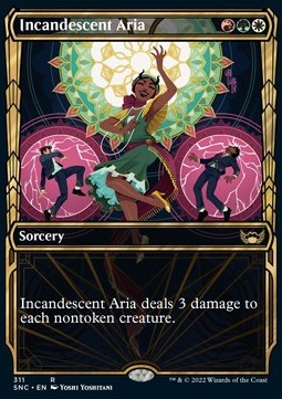 Incandescent Aria (V.1) - Streets of New Capenna: Extras (Rare) [XSNC-311]