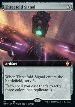Threefold Signal - Commander: Streets of New Capenna: Extras (Mythic) [XNCC-111]