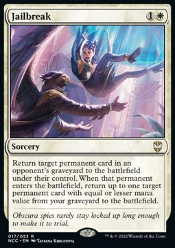 Jailbreak - Commander: Streets of New Capenna (Rare) [NCC-17]