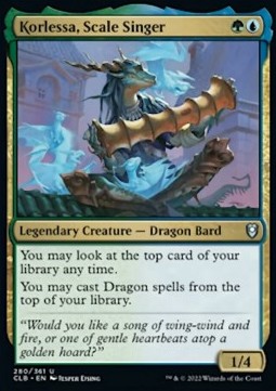 Korlessa, Scale Singer - Commander Legends: Battle for Baldur's Gate (Uncommon) [CLB-280]