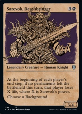 Sarevok, Deathbringer (V.2) - Commander Legends: Battle for Baldur's Gate: Extras (Uncommon) [XCLB-391]