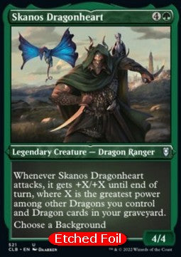 Skanos Dragonheart (V.1) - Commander Legends: Battle for Baldur's Gate: Extras (Uncommon) [XCLB-521]