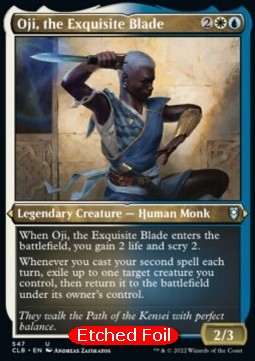 Oji, the Exquisite Blade (V.1) - Commander Legends: Battle for Baldur's Gate: Extras (Uncommon) [XCLB-547]