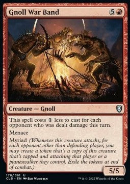 Gnoll War Band - Commander Legends: Battle for Baldur's Gate (Uncommon) [CLB-178]