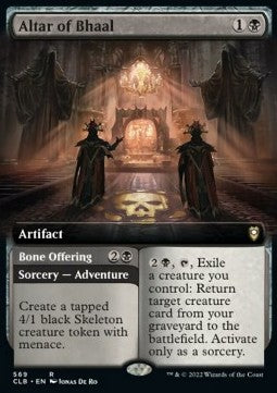 Altar of Bhaal // Bone Offering - Commander Legends: Battle for Baldur's Gate: Extras (Rare) [XCLB-569]