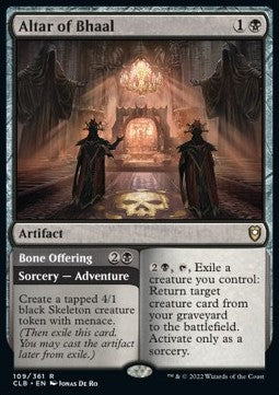 Altar of Bhaal // Bone Offering - Commander Legends: Battle for Baldur's Gate (Rare) [CLB-109]