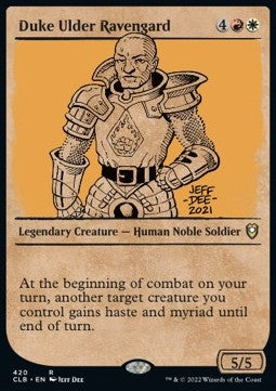 Duke Ulder Ravengard (V.2) - Commander Legends: Battle for Baldur's Gate: Extras (Rare) [XCLB-420]
