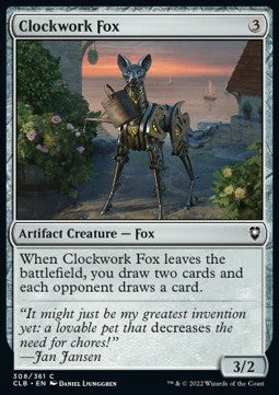 Clockwork Fox - Commander Legends: Battle for Baldur's Gate (Common) [CLB-308]