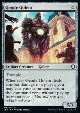 Geode Golem - Commander Legends: Battle for Baldur's Gate (Uncommon) [CLB-316]
