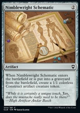 Nimblewright Schematic - Commander Legends: Battle for Baldur's Gate (Common) [CLB-330]