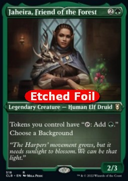 Jaheira, Friend of the Forest (V.1) - Commander Legends: Battle for Baldur's Gate: Extras (Rare) [XCLB-518]