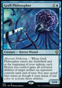 Grell Philosopher (V.1) - Commander Legends: Battle for Baldur's Gate: Extras (Rare) [XCLB-666]