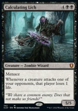 Calculating Lich - Commander Legends: Battle for Baldur's Gate: Extras (Mythic) [XCLB-742]