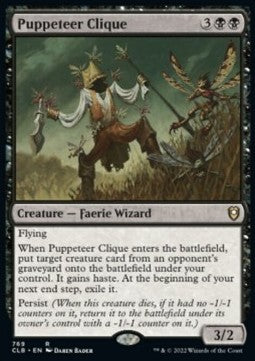 Puppeteer Clique - Commander Legends: Battle for Baldur's Gate: Extras (Rare) [XCLB-769]